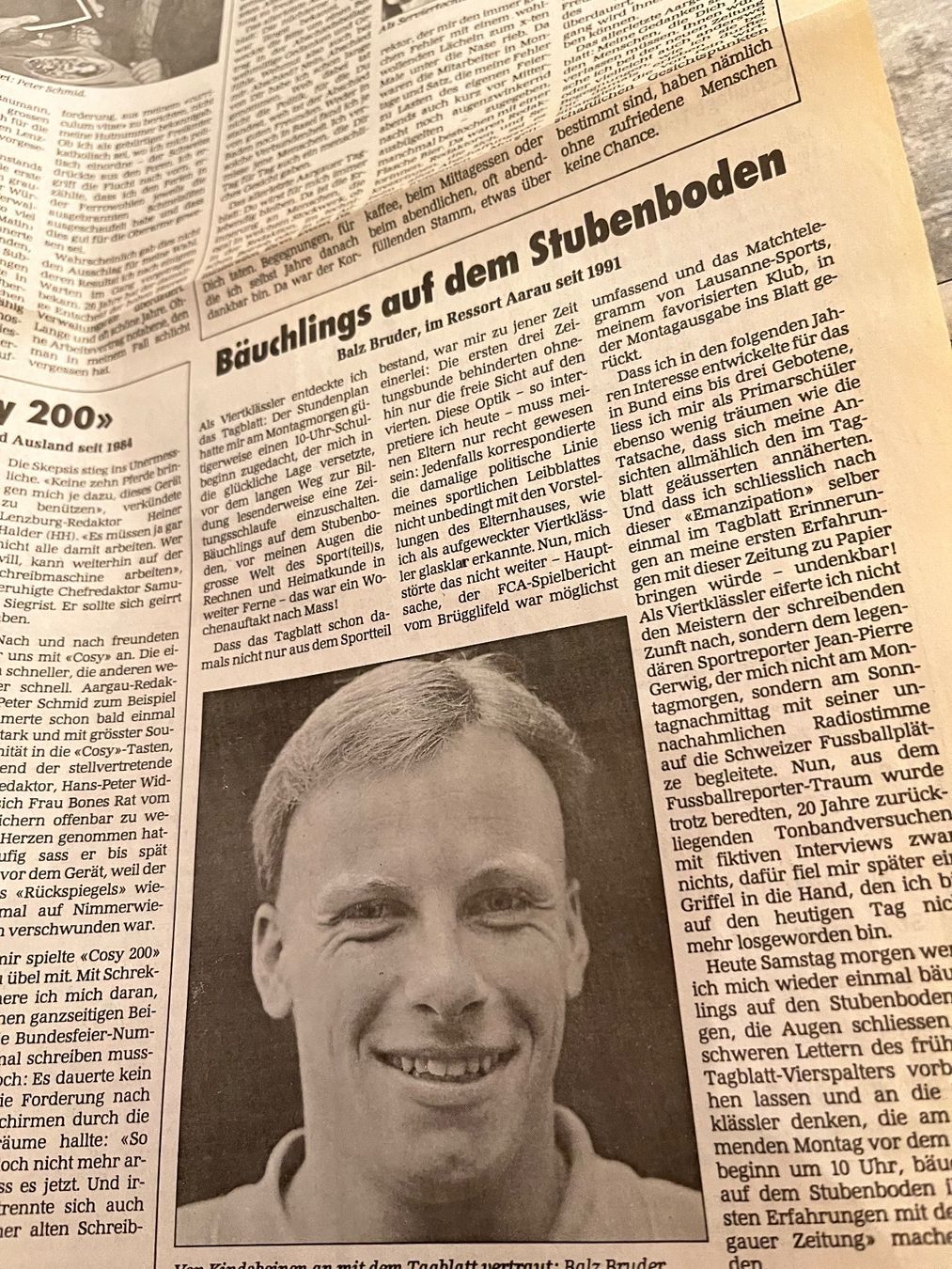 Riviste & Magazine: Aargauer Tagblatt/ letzte Ausgabe 2.Nov.1996 – Usato da hunzenschwil venduto da Oldipark 5
