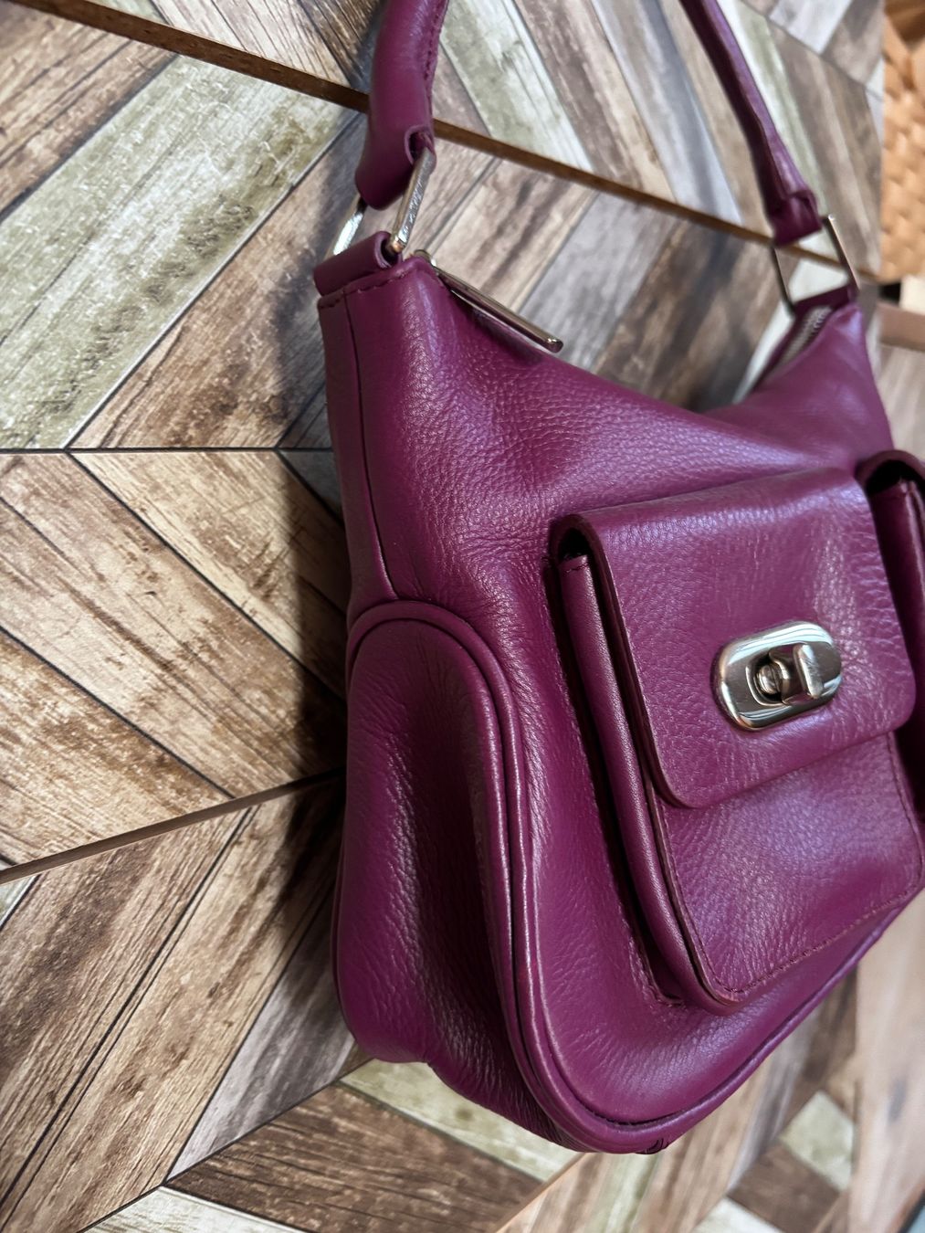 Borse da donna: Handtasche, echt Leder – Nuovo (secondo la descrizione) da Waltenschwil venduto da fro_qb57 1