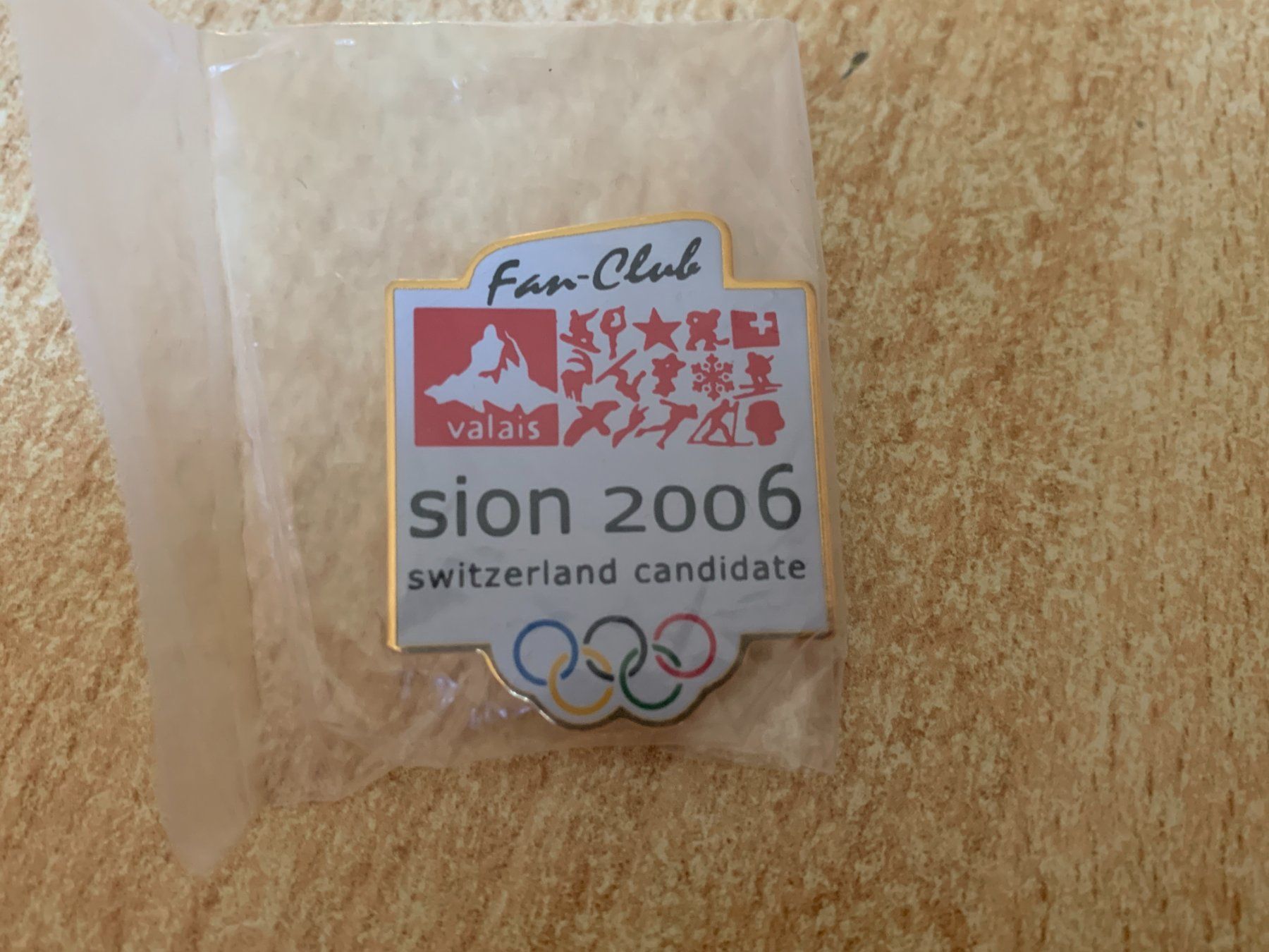 Placchette & Badge: Pin "Sion 2006" – Nuovo e nell'imballaggio originale da Flums venduto da finn1975