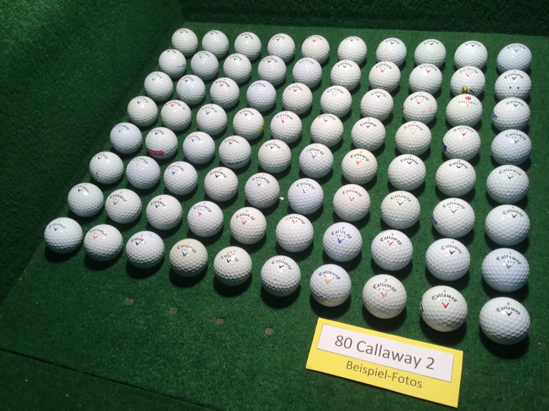 Callaway Palloni: 80 Golfbälle Callaway (schön) – Usato da Bergdietikon venduto da shimano4