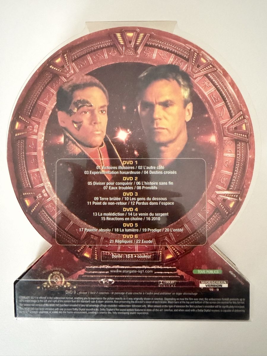 Tutti i DVDs: Stargate SG-1 - Saison 4 - Coffret Collector 6 – Usato da La Tour-de-Peilz venduto da xaejohn 1