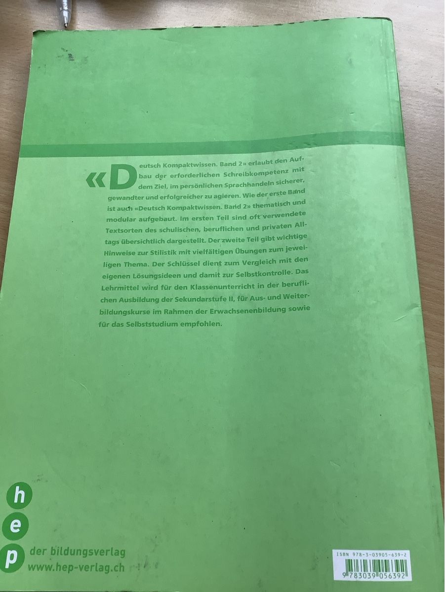 Libri: Deutsch Kompaktwissen Band 2 – Usato da Saas-Balen venduto da kircin 1