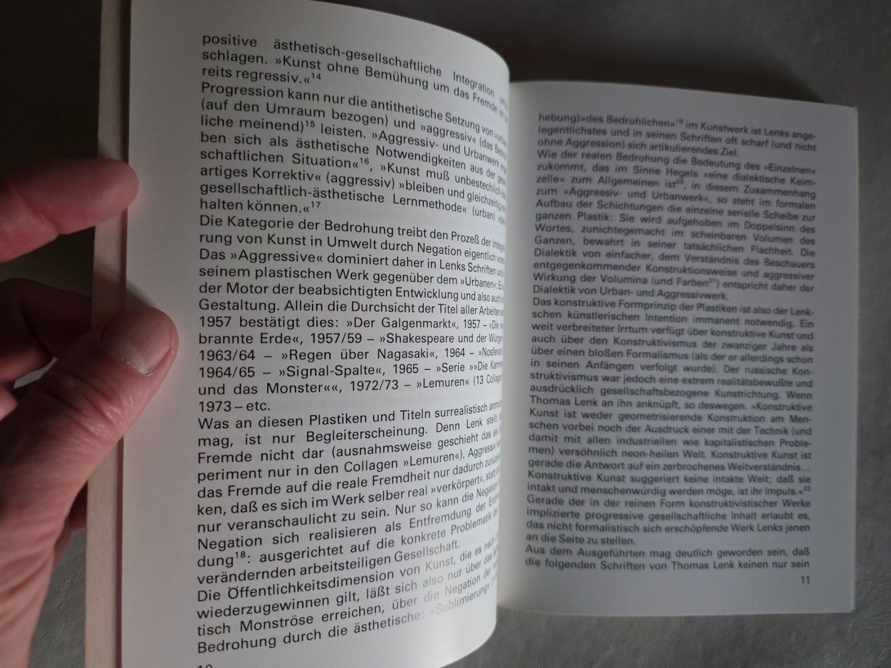 Libri: Thomas Lenk- Texte - Edition über moderne Kunst - – Usato da Walterswil BE venduto da Lonitti 9