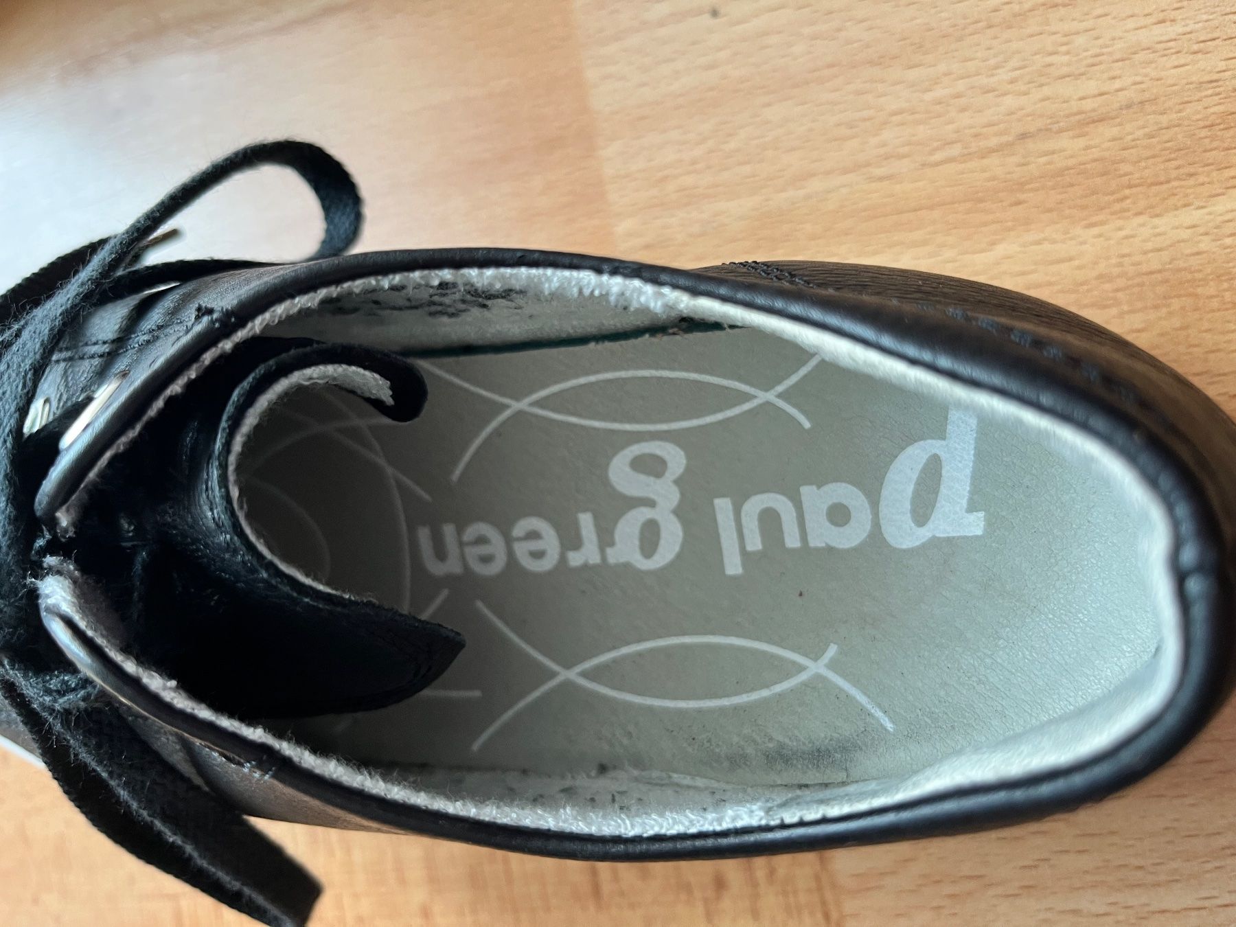 Paul Green Scarpe da donna: Schwarzer Ledersneaker von Paul Green – Usato da Widnau venduto da Wini68 3