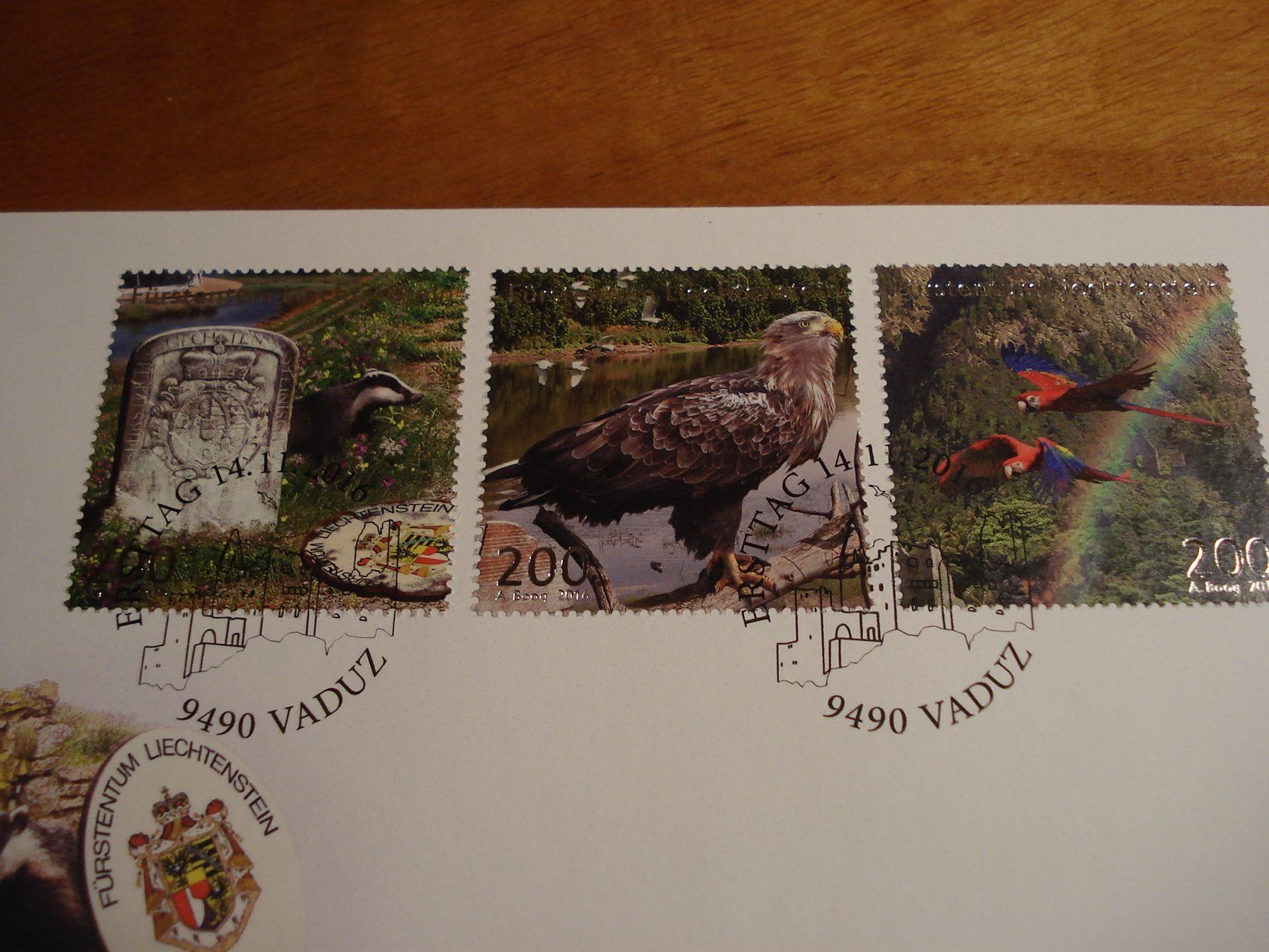 Tous les timbres: Liechtenstein Set FDC 2016, 14 Belege – D'occasion à Niederwil AG par morostahu