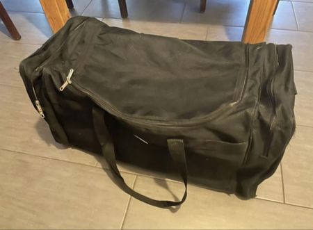 Sac de voyage noir grande taille bon état
