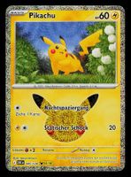 Pikachu 045/128 Pokemon 30th Celebration DE