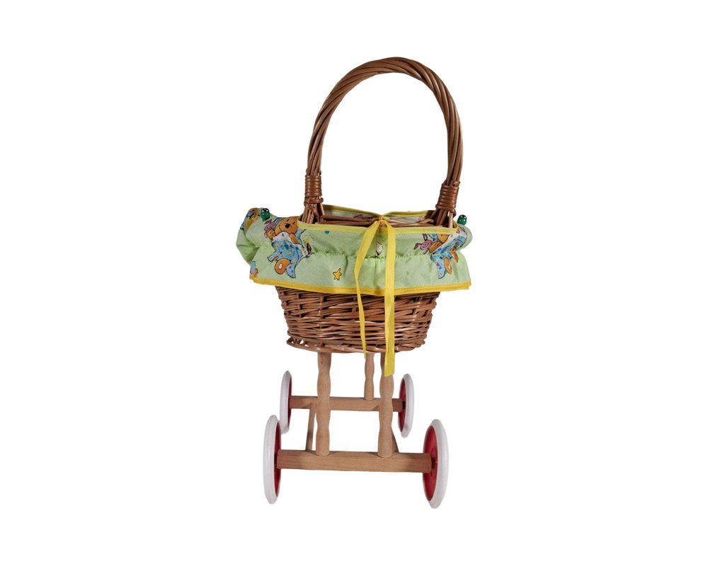 Carrozzine per bambole: Weidenkorb Puppenwagen mit Puppe – Usato da Wil SG venduto da Restwert_Wil 4