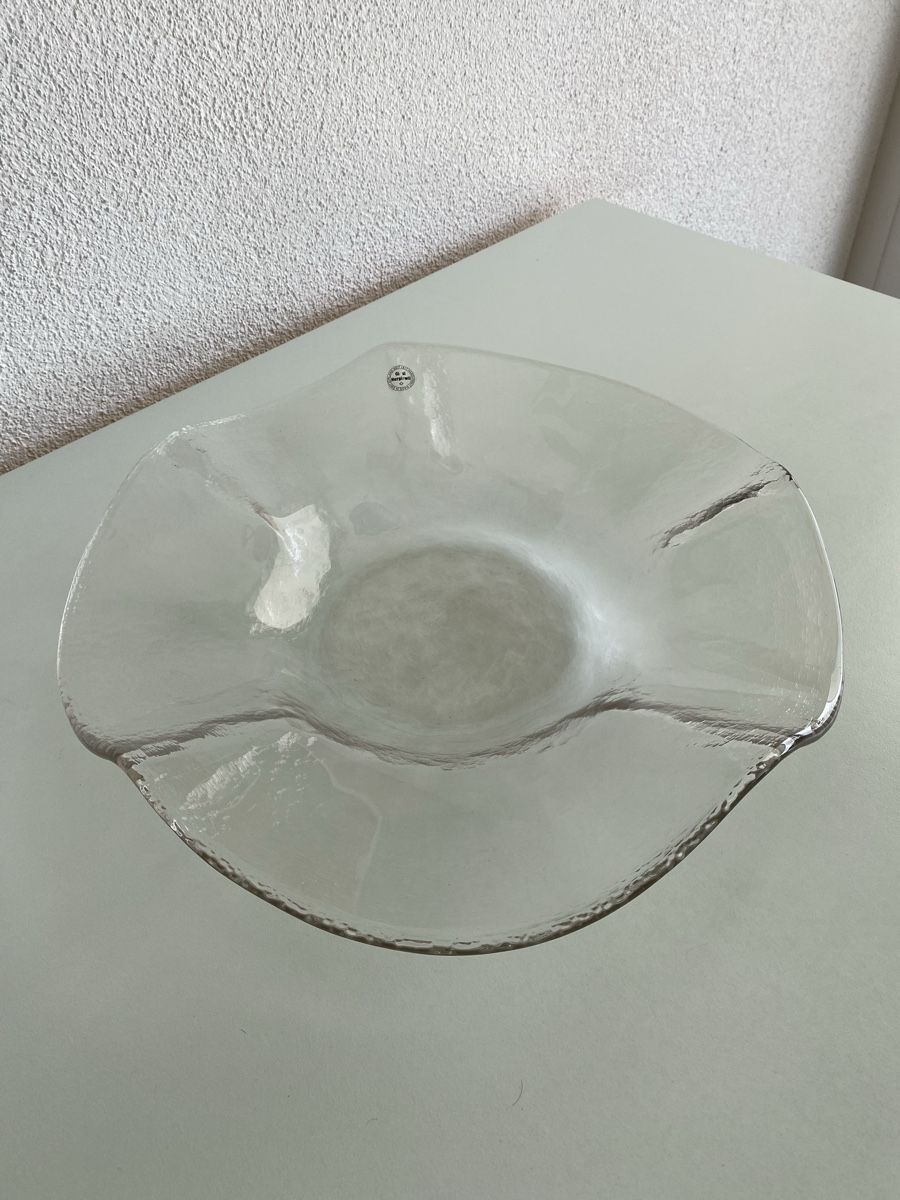 Glasi Hergiswil Servierplatten: Schale Wellen Glasi Hergiswil 39cm – Neu (gemäss Beschreibung) aus Eich von ka_st