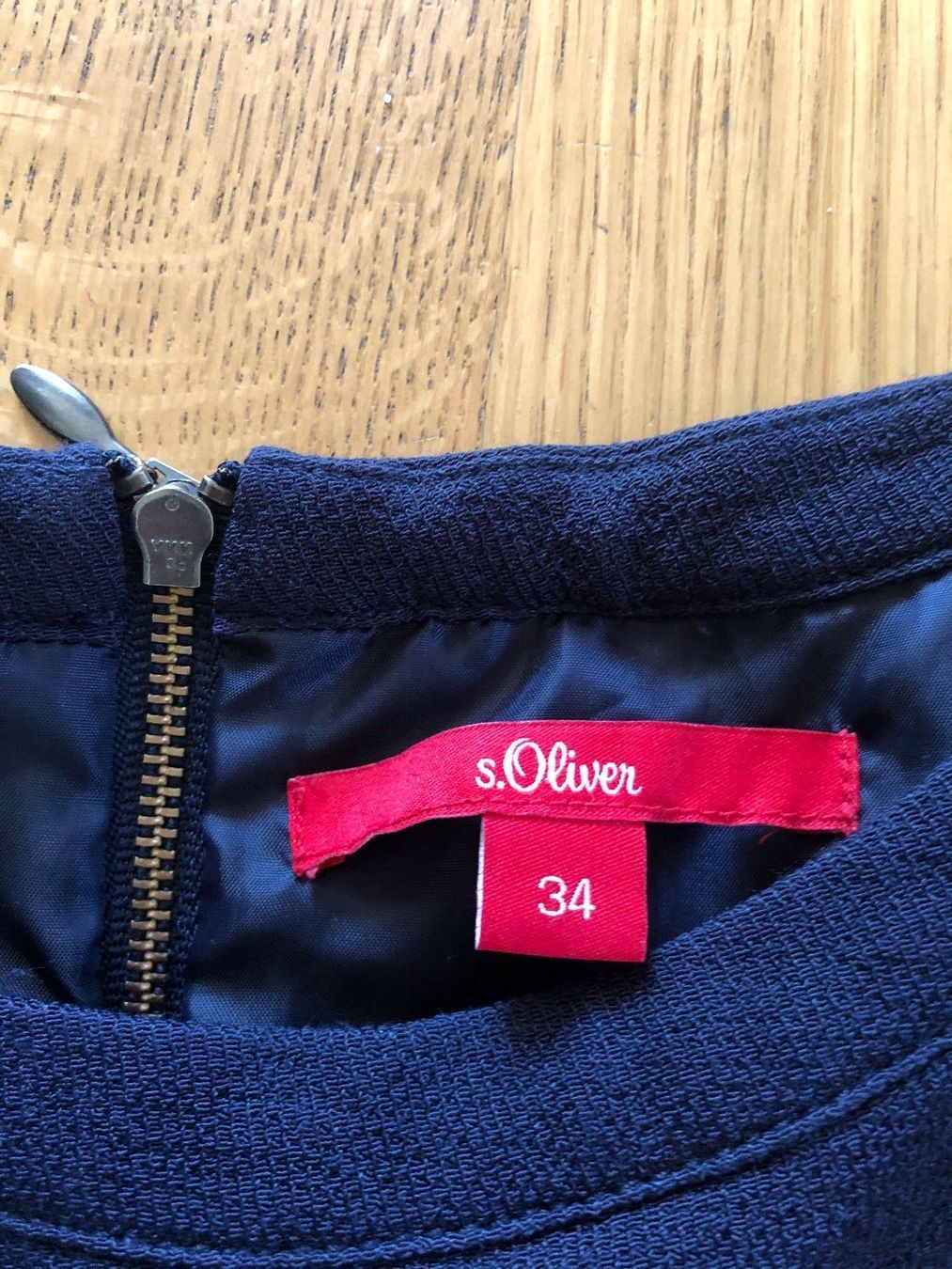 Vestiti: KLEID S.OLIVER 34 dunkelblau/ grün – Usato da Wattwil venduto da jopara 1