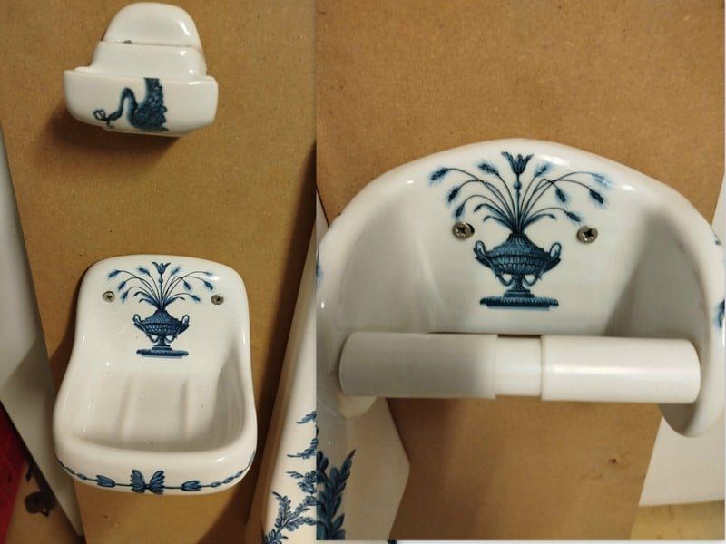 Lavabi & lavandini: Ensemble lave main et accessoires – Usato da La Chaux-de-Fonds venduto da Emmaus2300CDF 2