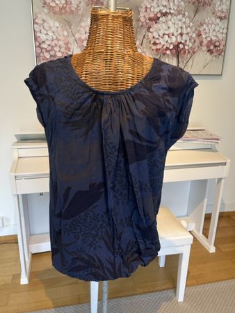 Shirt, Cartoon, blau, M