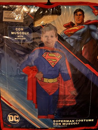 Superman Kostüm 3-4 J -> 89cm