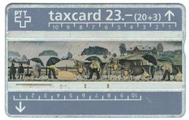 Taxcard B-2 Appenzeller Malerei Regen 23 Fr gebraucht