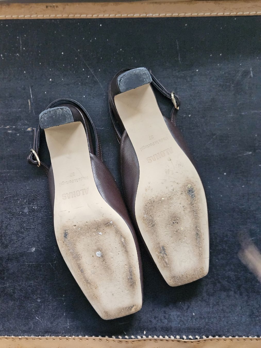 Scarpe da donna: ALOHAS Slingpumps Grösse 37 braun – Usato da St.Gallen venduto da sar_yhw5 1