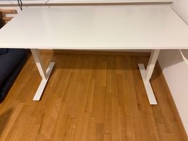 IKEA Height Adjustable Crank Desk White Very Good Condition