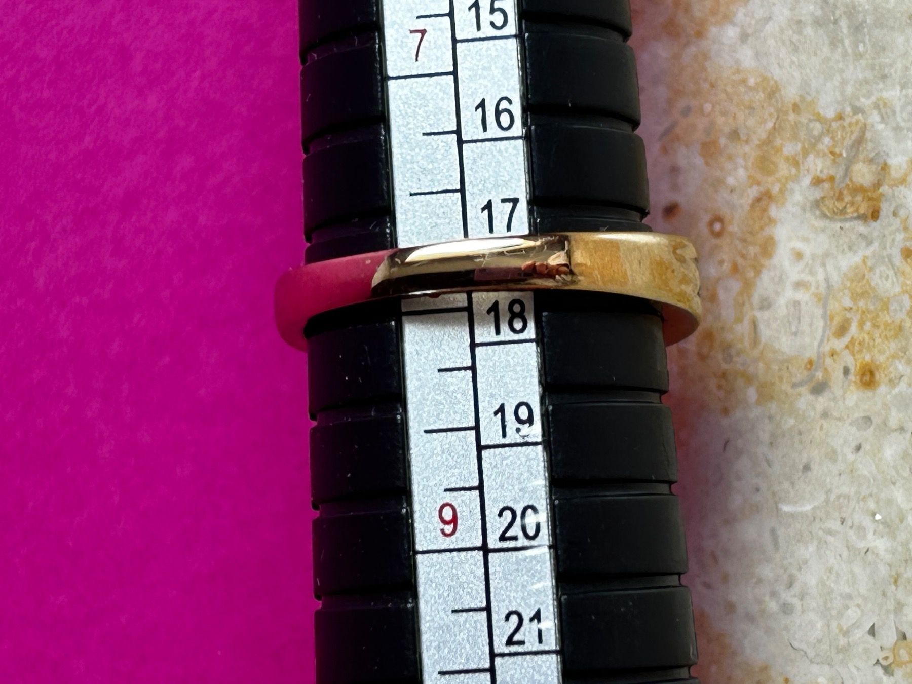Anelli: Goldiger Ring  HOCHZEIT Gr. 55 – Usato da Laufen venduto da Bellavitaboom 4