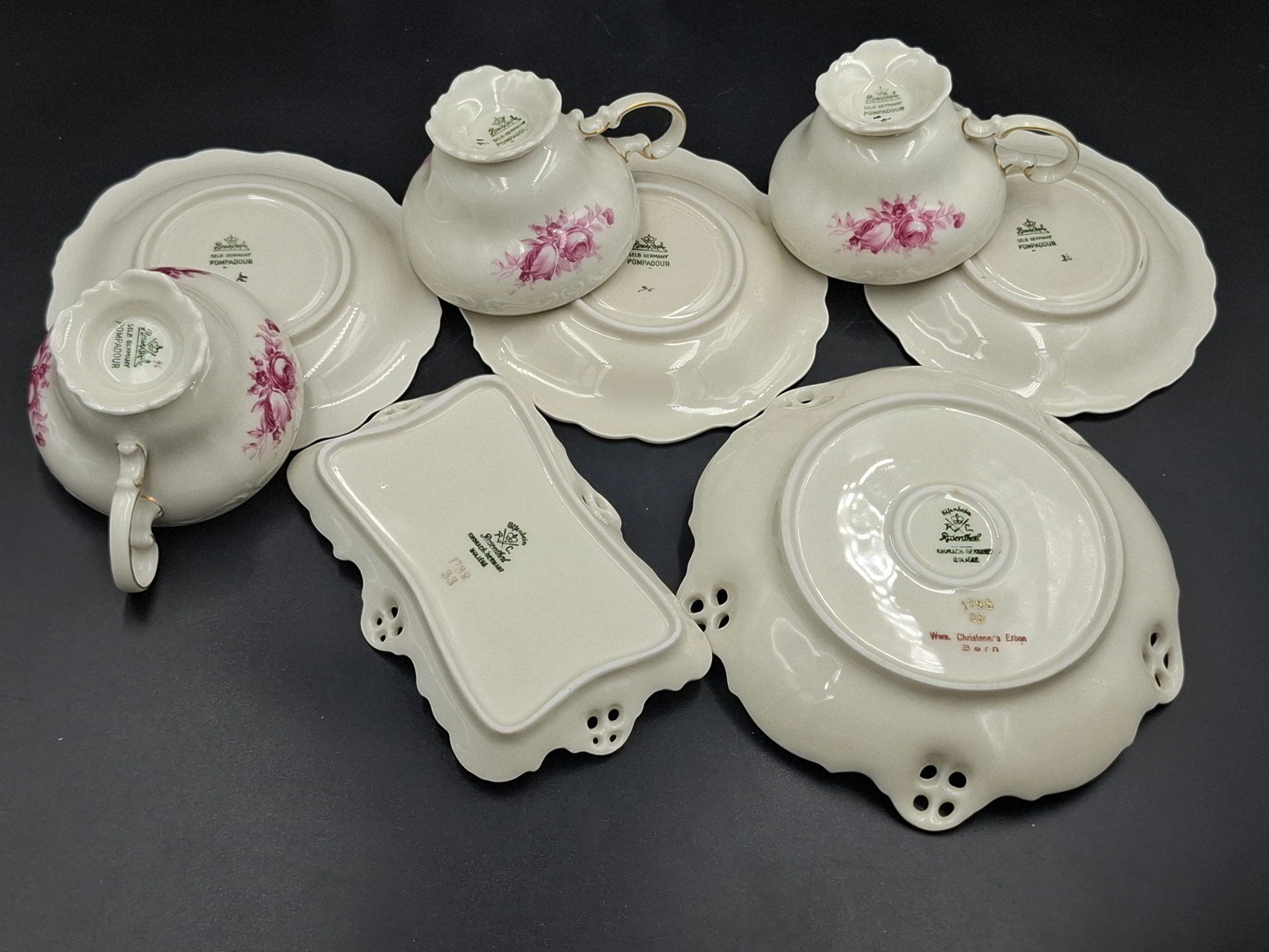 Rosenthal Set di piatti: Rosenthal Teeservice Pompadour Moliere Modelle, Selb/Kronach – Usato da Zürich venduto da bruzolda 5