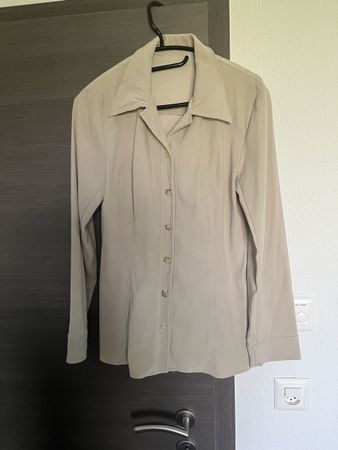 Elegante Damen Bluse, Beige, Gr. 38, Ideal für den Frühling!