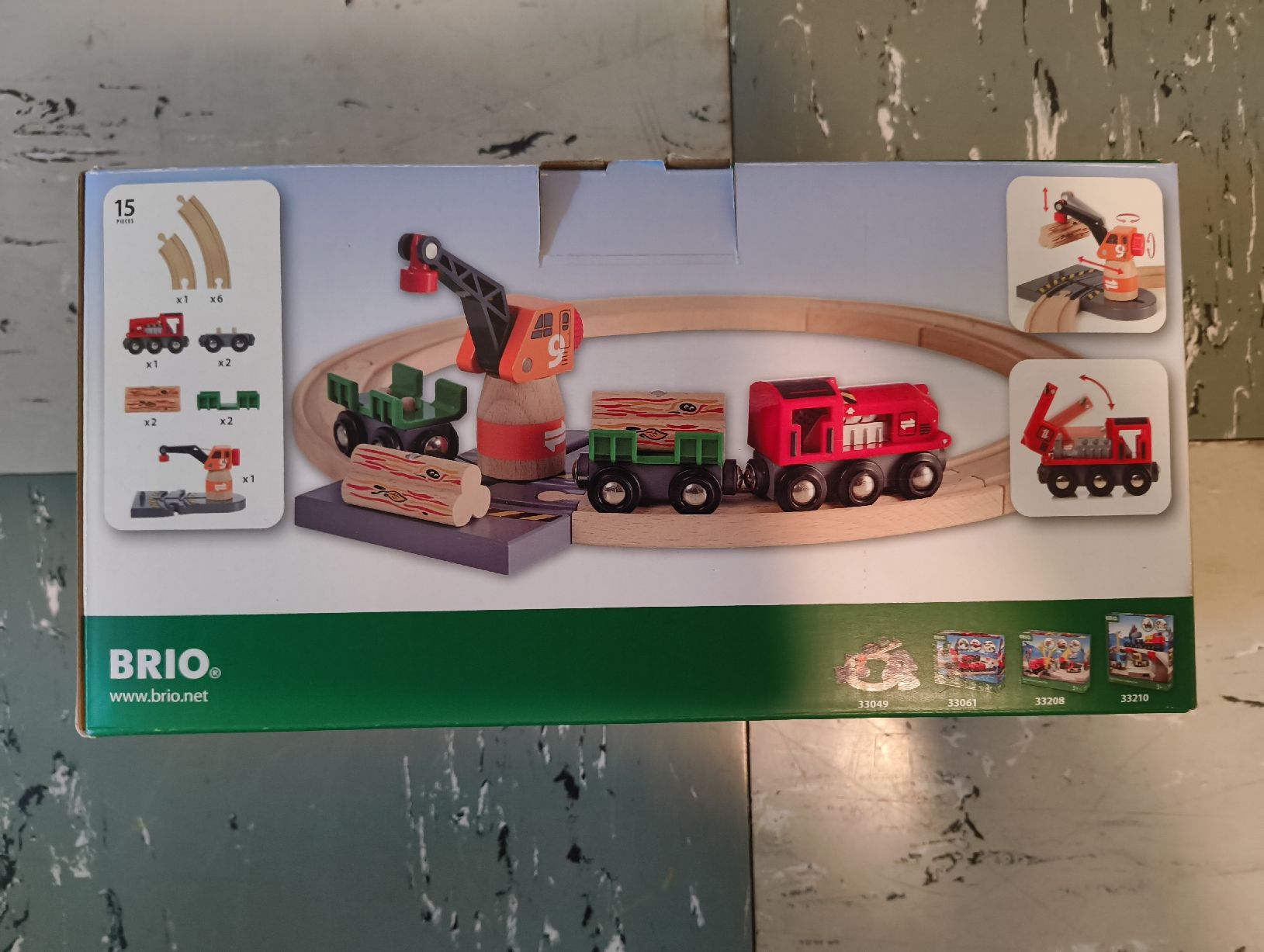 Brio Giocattoli: Brio Set 33162 Crane Circle Set komplett  – Usato da stettlen venduto da VintageBern_ch 1