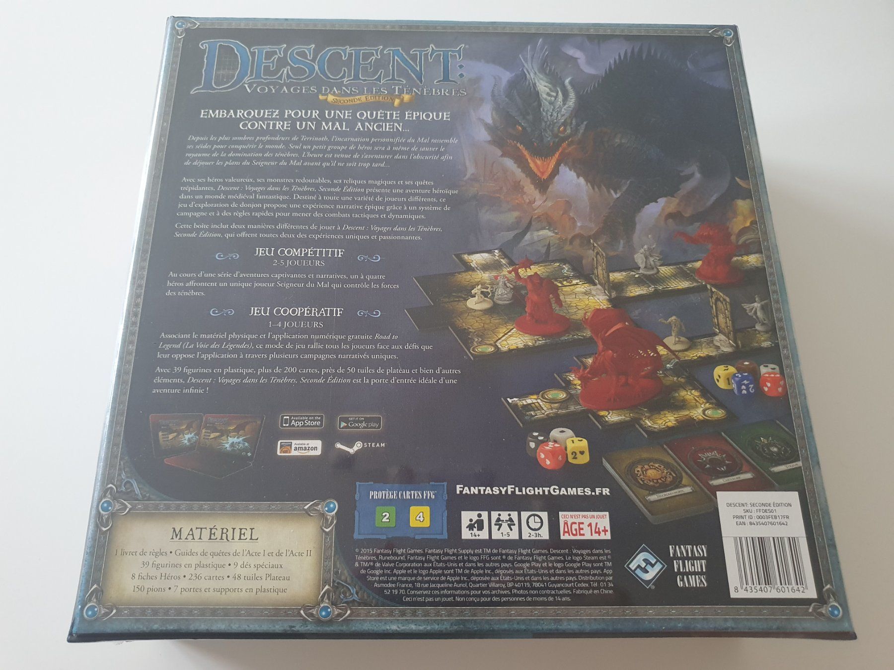 Giochi: Descent - Voyages dans les Ténèbres – Nuovo e nell'imballaggio originale da Puidoux venduto da Svreber 1