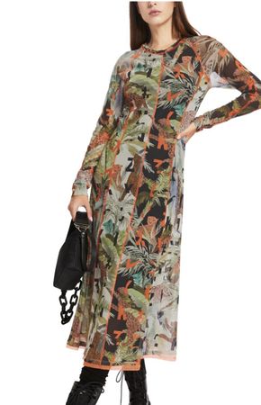 Marc Cain  Midikleid, Gr. 36, Jungle Look