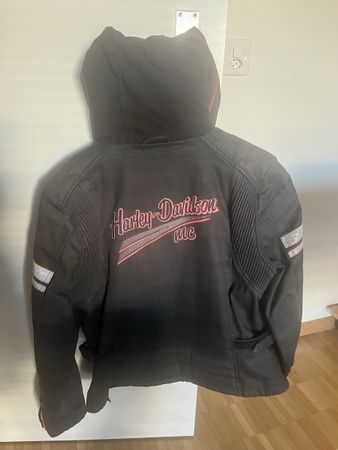 Harley Davidson Motorradjacke schwarz Grösse L gebraucht