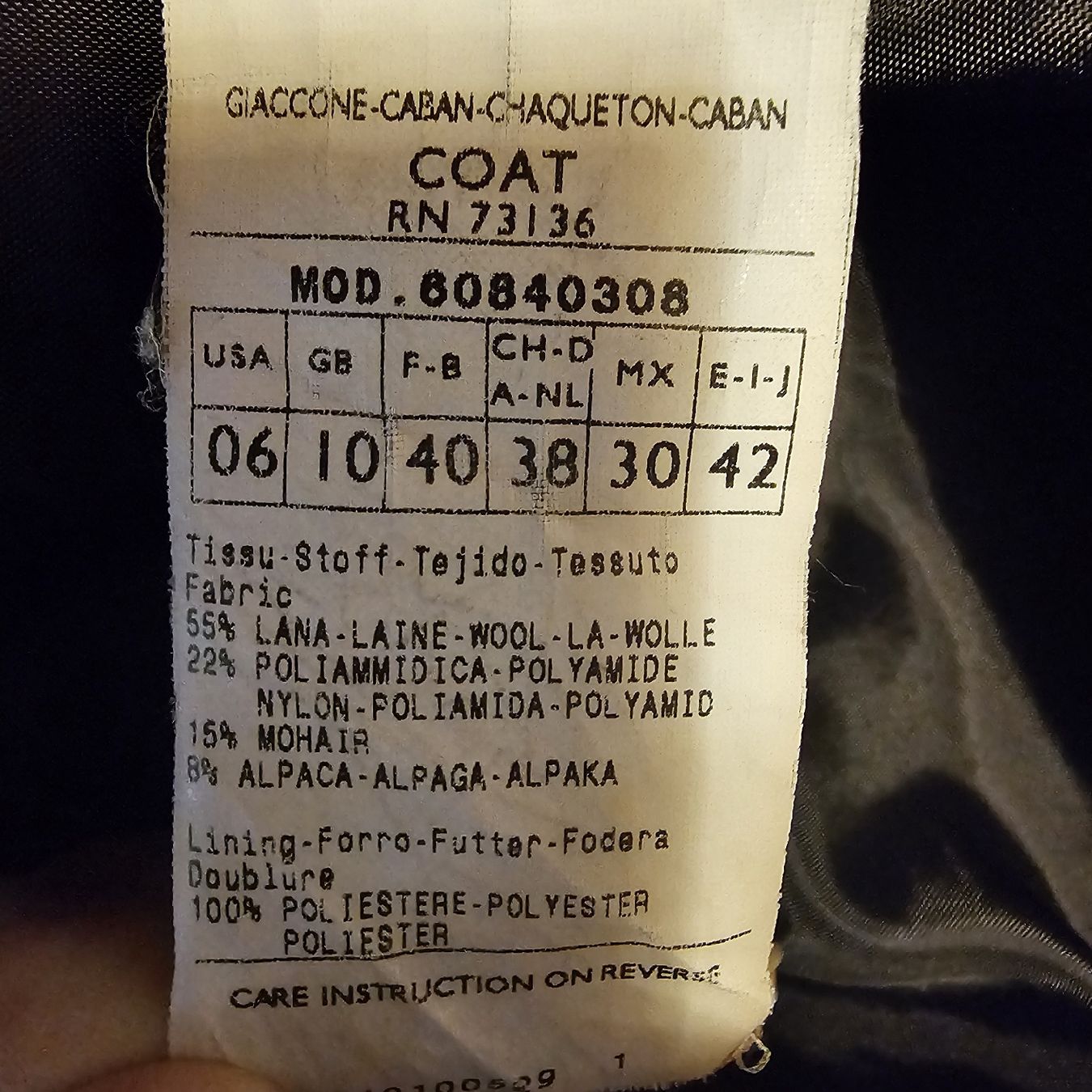 Cappotti: Max&Co. - No RP - Wool & Mohair & Alpaca Mantel – Usato da Horw venduto da BPi. 4