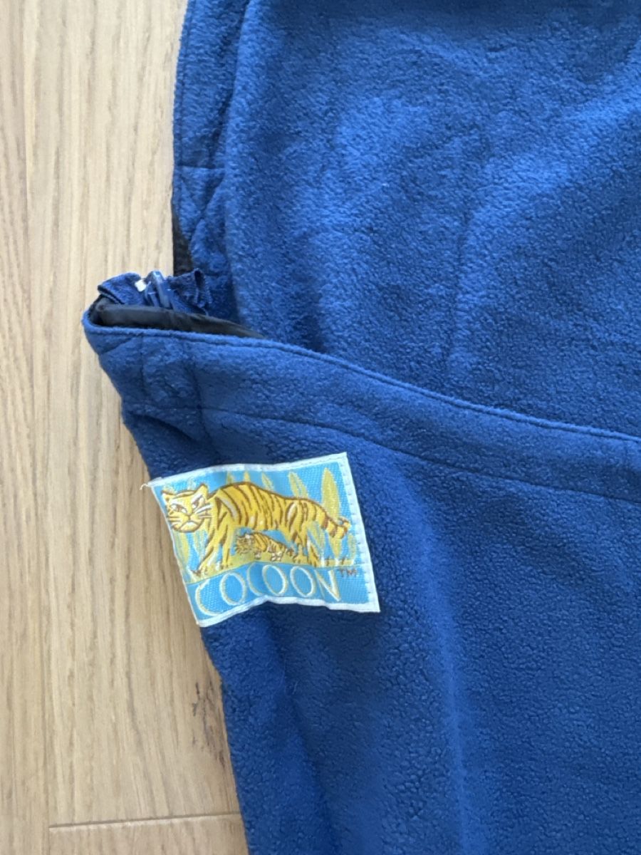 Cocoon Sacchi a pelo: Cocoon Microfleece Kid Bag Schlafsack dunkelblau – Usato da Grüt (Gossau ZH) venduto da Matthias118 1