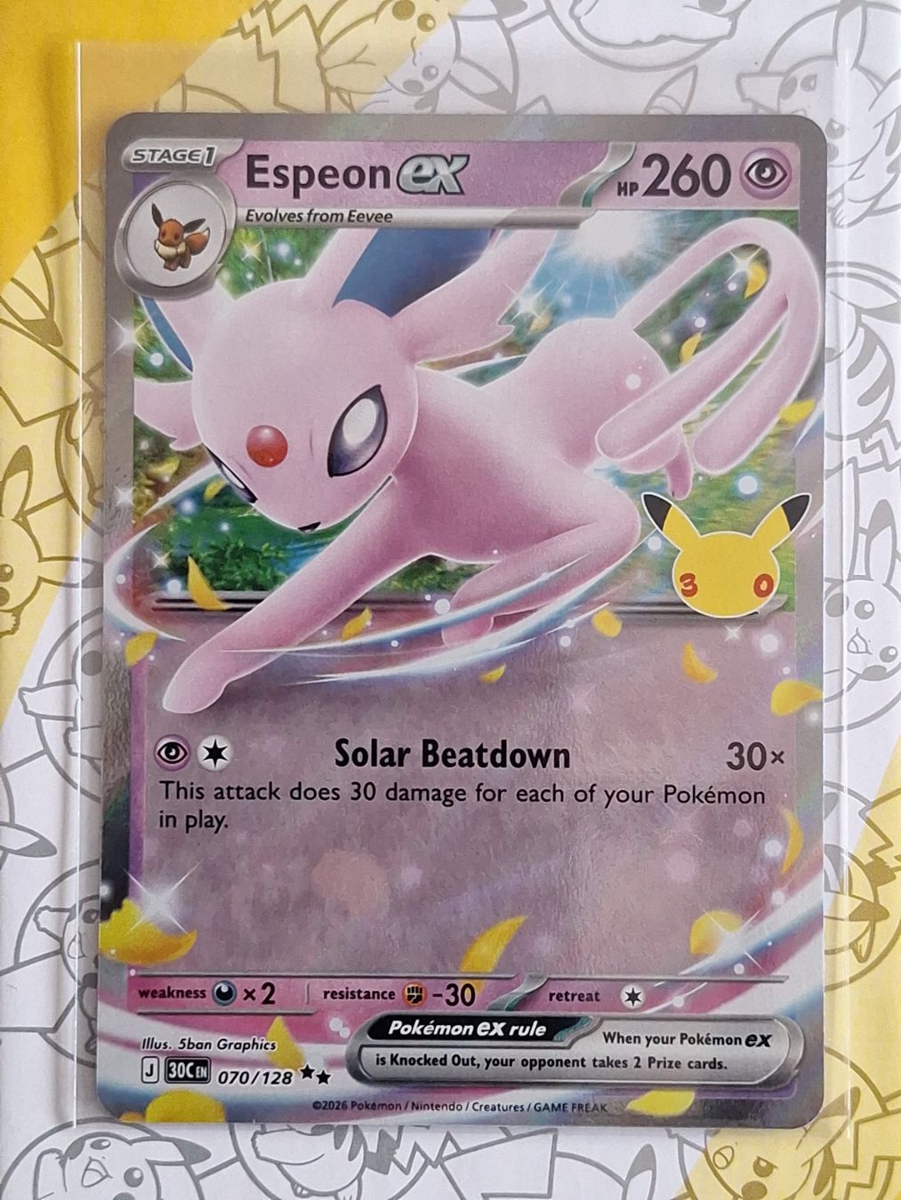 Pokémon Cartes à collectionner: Espeon ex - 30th Celebration – D'occasion à Altstätten SG par GGsGameshop