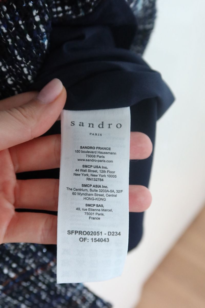 Sandro Vestiti: Sandro short tweed dress – Nuovo (secondo la descrizione) da Rüschlikon venduto da imla 3