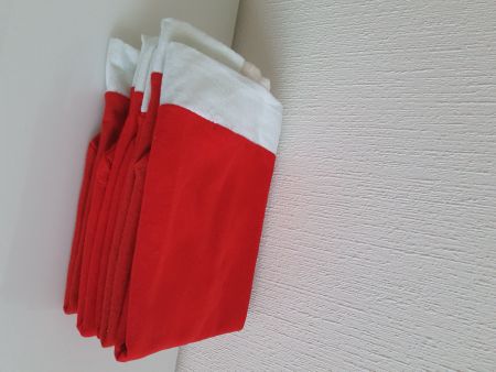 Lot de 6 bonnets de Père Noël