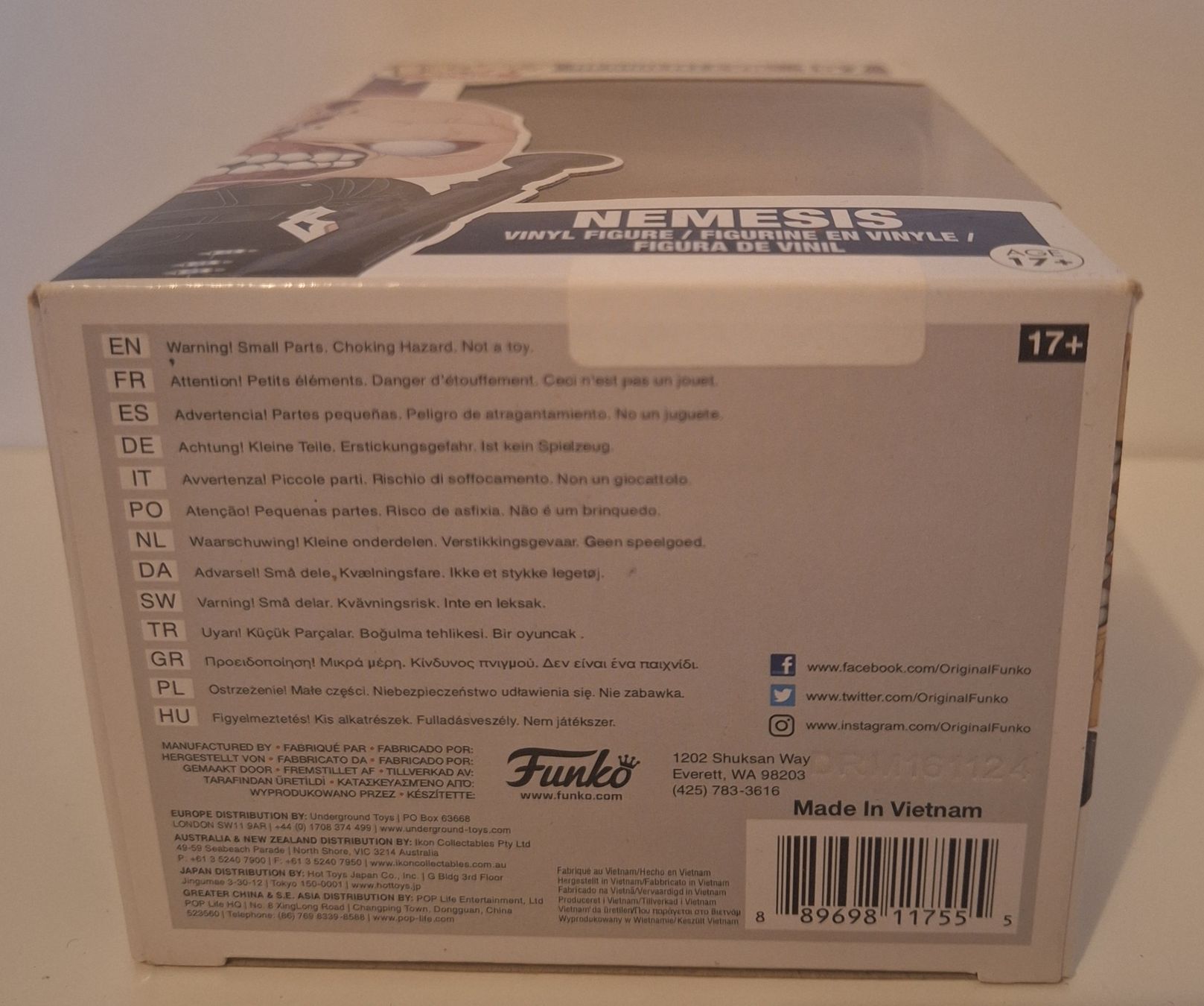 Funko Statuette: ORIGINAL Funko POP Nemesis Resident Evil #157 – Nuovo e nell'imballaggio originale da Davesco-Soragno venduto da OtakuVaultTicino 3