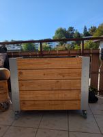 Hochbeet Mobil 90×55×73 cm auf Rollen