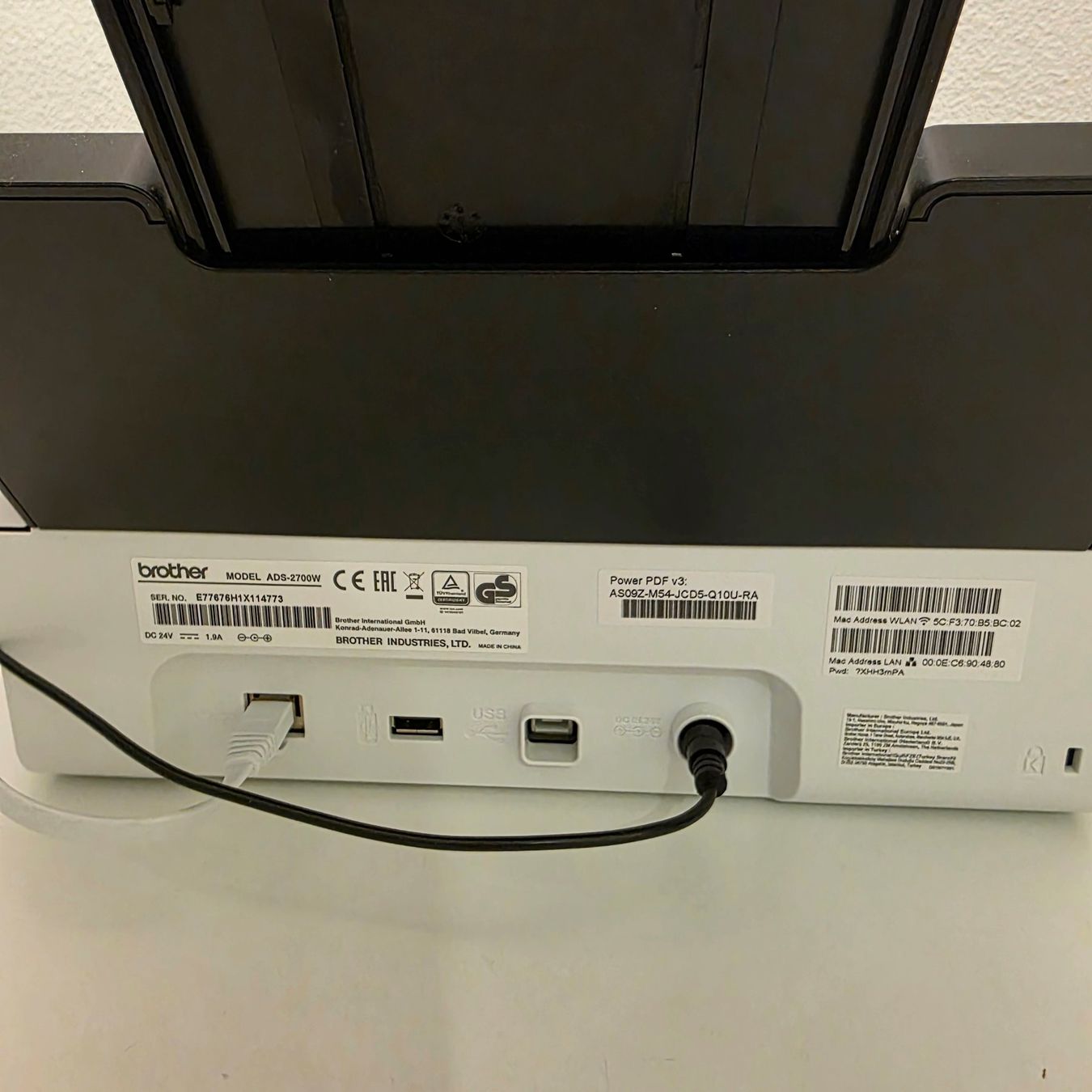 Scanner: Scanner Brother ADS-2700W – Nuovo (secondo la descrizione) da Galgenen venduto da pipo1978 2