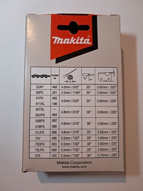 Makita Seghe: Makita Sägekette 90PX,191H02-6,35cm – Nuovo e nell'imballaggio originale da Niederhasli venduto da zvb_fgn2 3