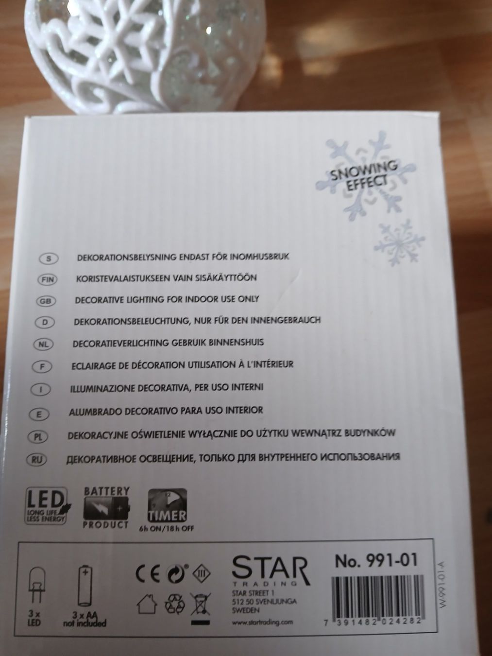 Tutte le decorazioni: Elektische Schneekugel mit Glitzer – Nuovo (secondo la descrizione) da Bärschwil venduto da kik_c28v 2