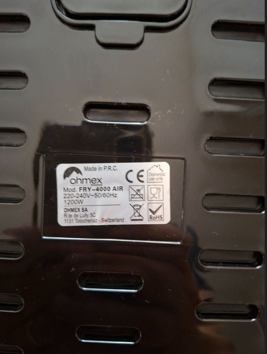 Elettrodomestici da cucina: LETZTE GELEGENHEIT - Airfryer OHM FRY 4000Air – Usato da Zürich venduto da Nuco 1