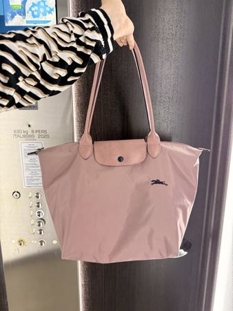 Longchamp Tasche rosa Puder Handtasche le pliage bag shopper
