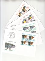 SBK J336 - J339 im 4er-Block FDC