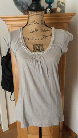 T-Shirt en coton très fin, gris taille S