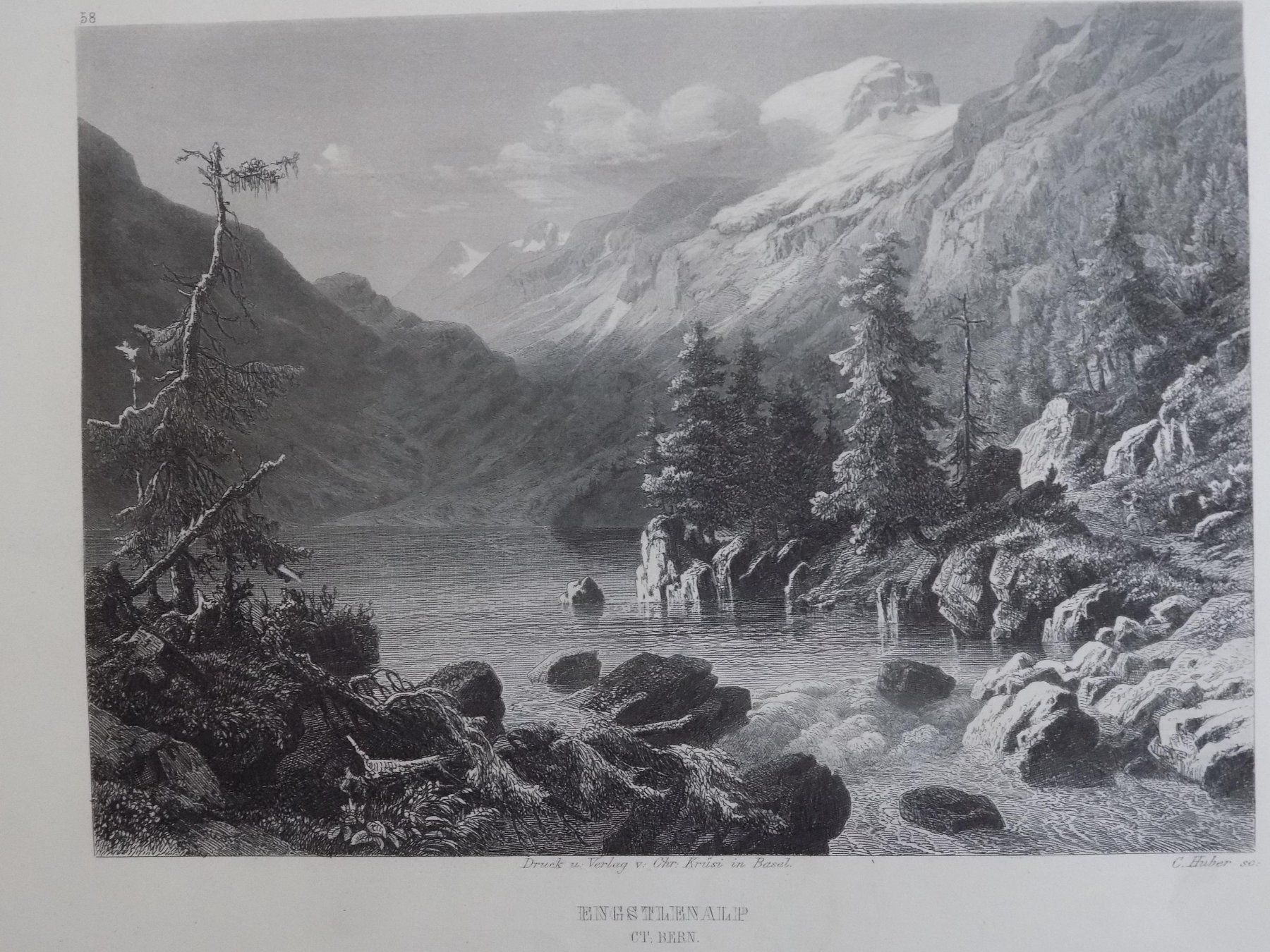 Gravures: Engstlenalp Berner Oberland – D'occasion à Risch par Antikfee 6