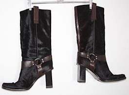 Damenstiefel Angeschrieben m. Vibram® -Vero Cuoio- Italy, 40