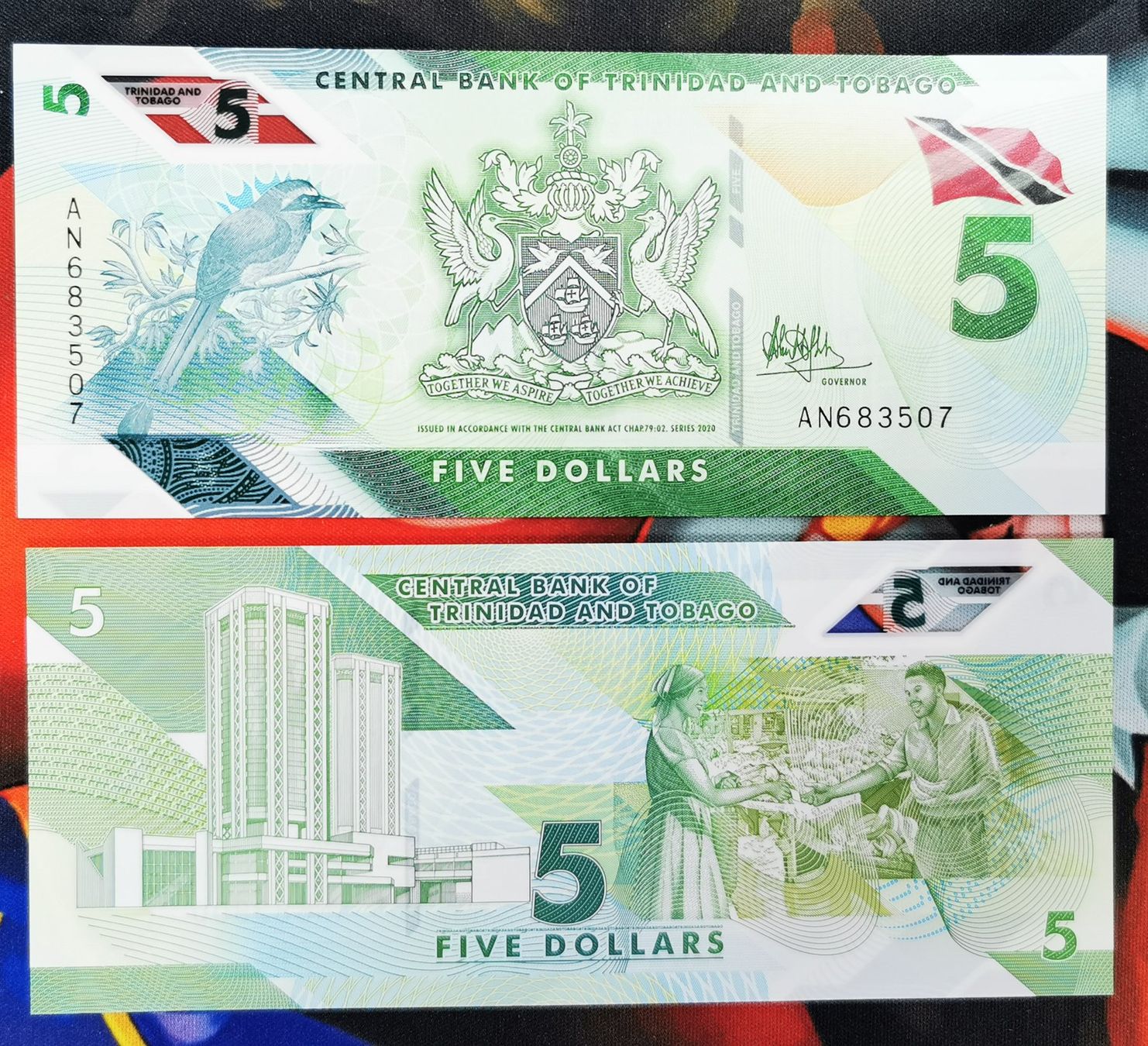 Banconote: Trinidad e Tobago 5 Dollars UNC _1 – Nuovo (secondo la descrizione) da Cousset venduto da Patricio77