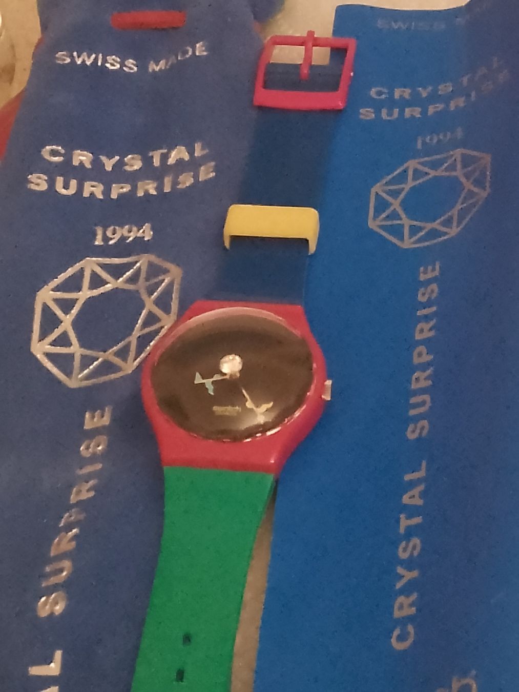 Swatch Orologi: Nos Swatch Crystal Surprise 1993 - 1994 – Nuovo e nell'imballaggio originale da Agno venduto da sam2608 1