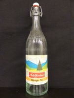alte Flasche ADELBODNER ORANGE FIN 1962