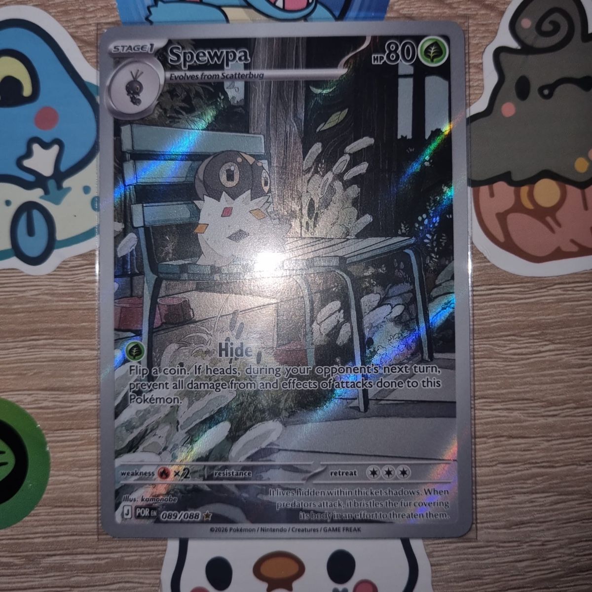 Pokémon Carte collezionabili: Spewpa Me2 – Nuovo (secondo la descrizione) da St-Maurice venduto da Whatty