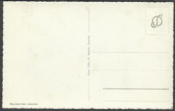 Cartoline postali: Saint-Cergue, vers 1945-50 – Usato da Frauenfeld venduto da POML 1