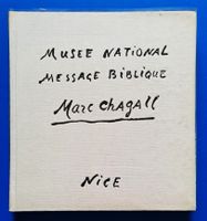 Marc Chagall: MESSAGE BIBLIQUE  Gebundene Erstausgabe 1973