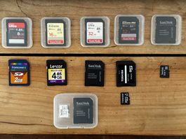 SanDisk SD Card Bundle – Extreme, Extreme Pro, Ultra & micro